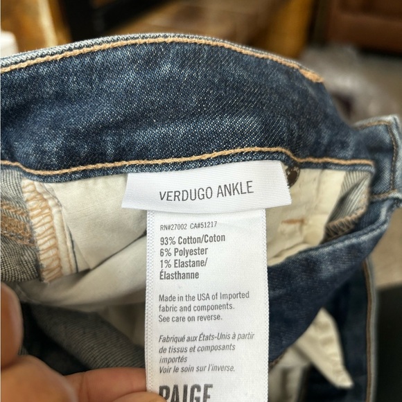 PAIGE | Verdugo ankle distressed hem | size 28 - Picture 5 of 10